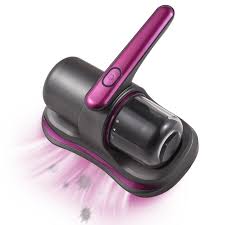 ! ASPIRADORA DE ACAROS MORADA. !! Aspiradora portátil con filtro HEPA que elimina ácaros, polvo y bacterias de colchones, sofás y textiles.