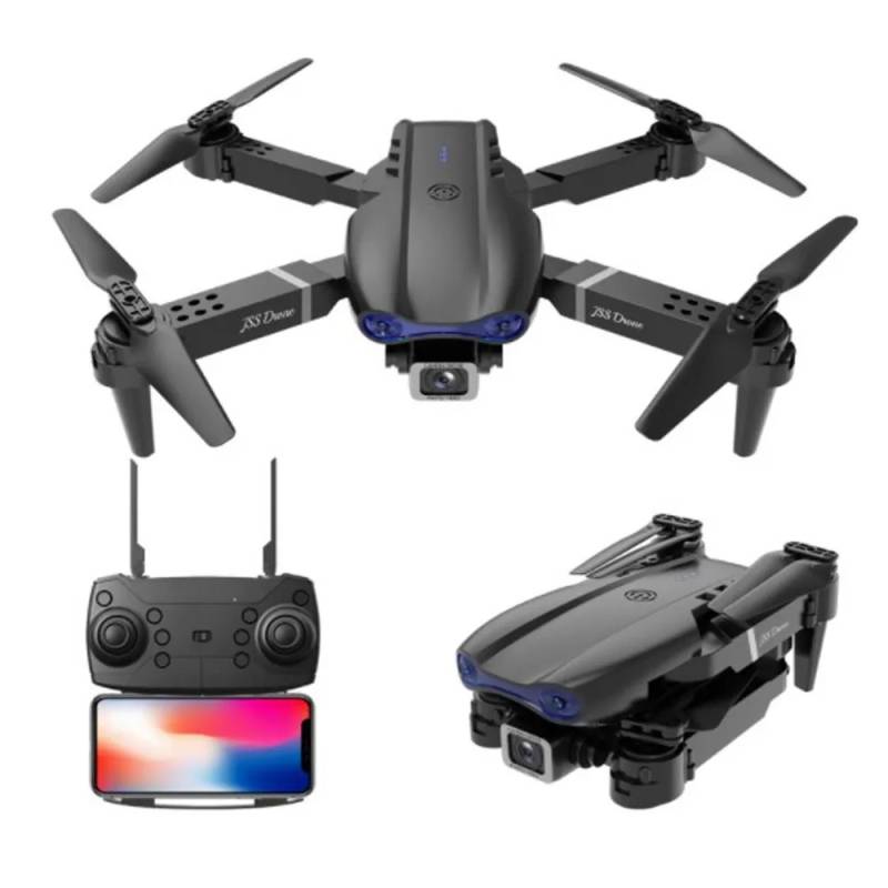 ¡DRON E99 con Cámara Dual 1080P/4K – Captura momentos épicos desde el aire por solo RD$2,350!