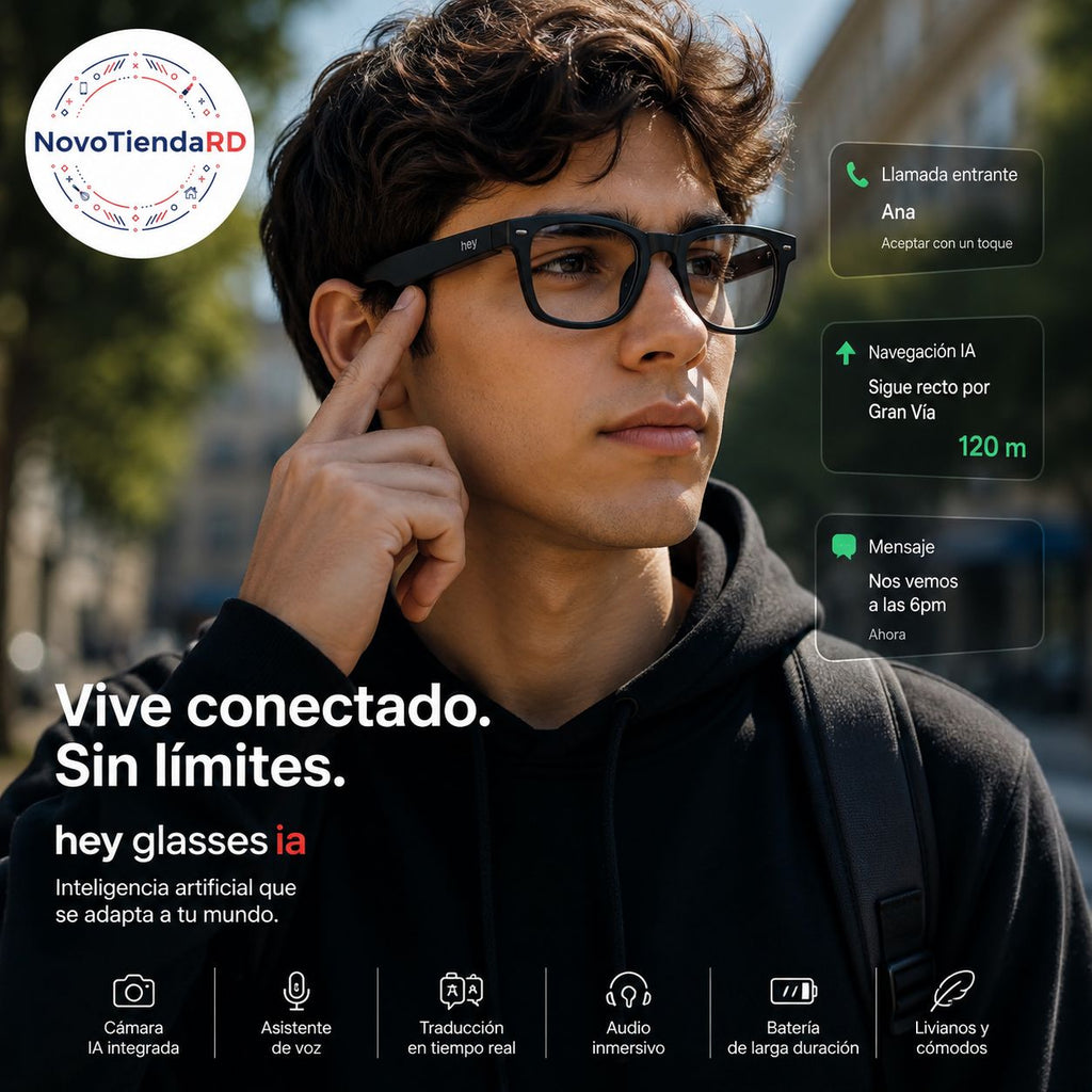 Traduce, graba y pregunta ✨ Gafas Inteligentes Hey Glasses