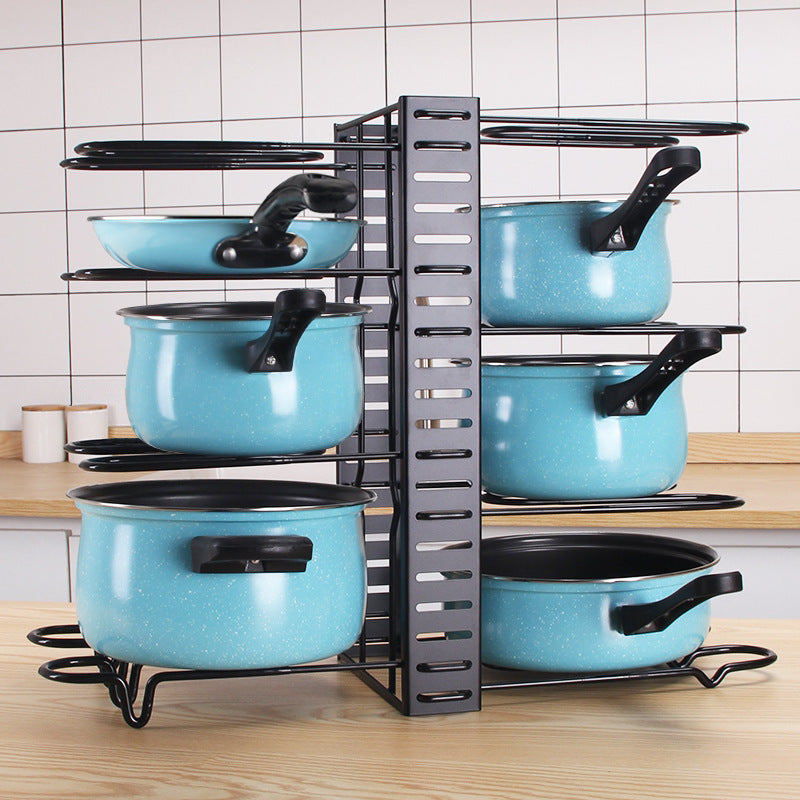 ESTANTE ORGANIZADOR DE OLLAS Y TAPAS NS-2   ¿Tu cocina siempre parece desordenada? por tantas ollas y tapas