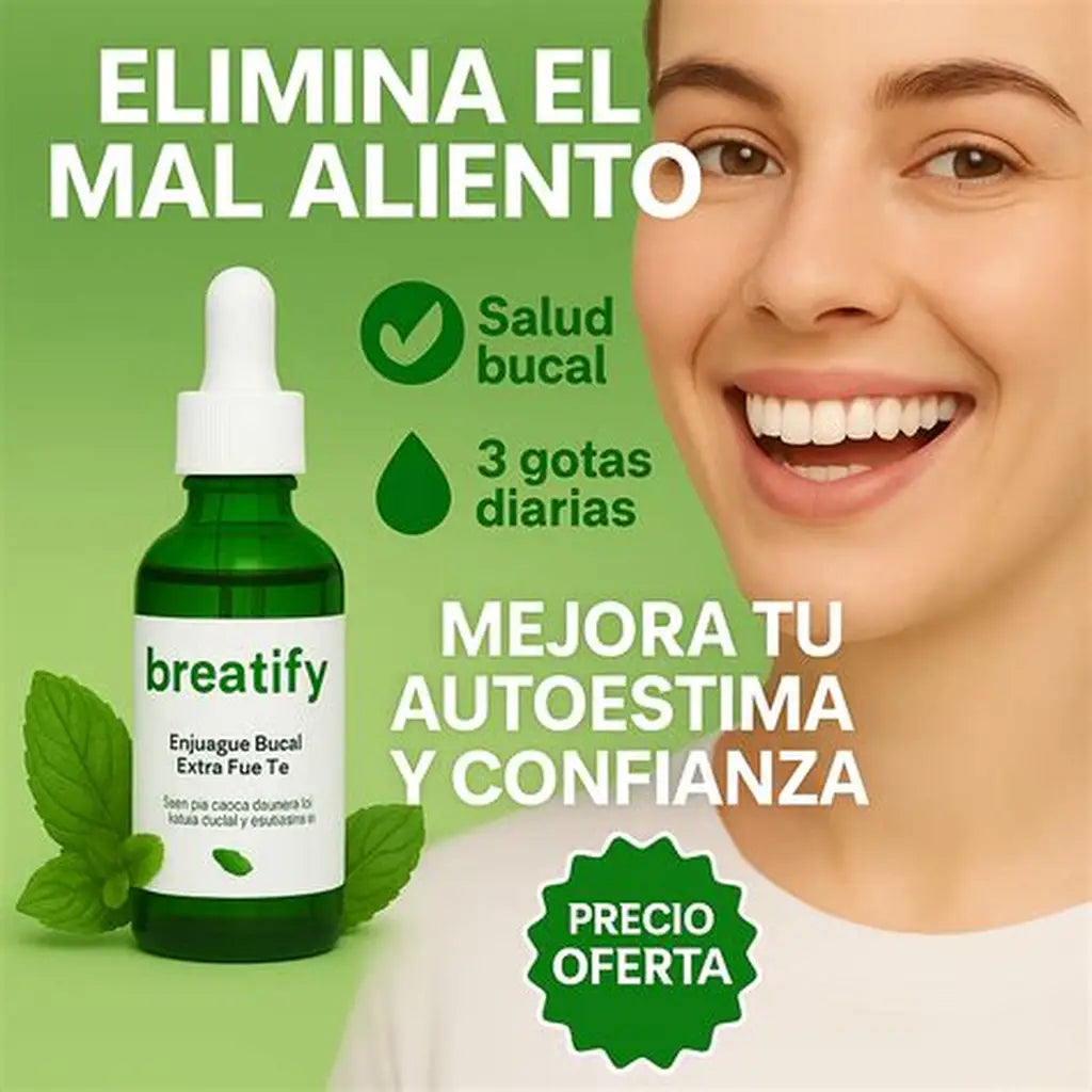 Boca fresca y segura ✨ Suplemento que elimina el mal aliento desde adentro
