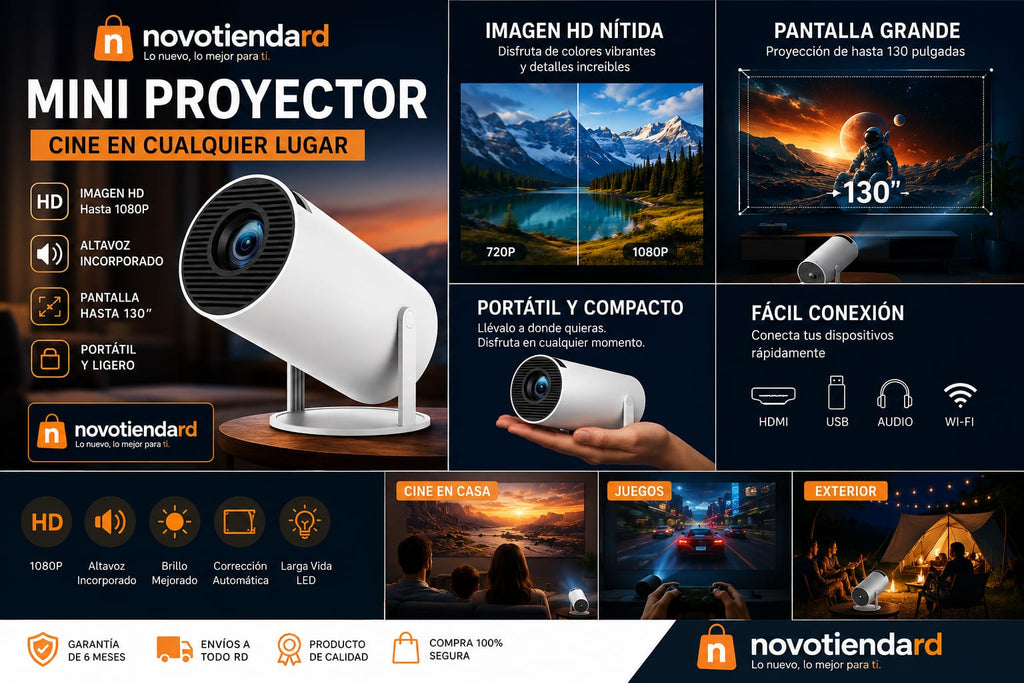 ¡Llévate YA el PROYECTOR HY300 – El mini proyector Android más vendido y valorado!