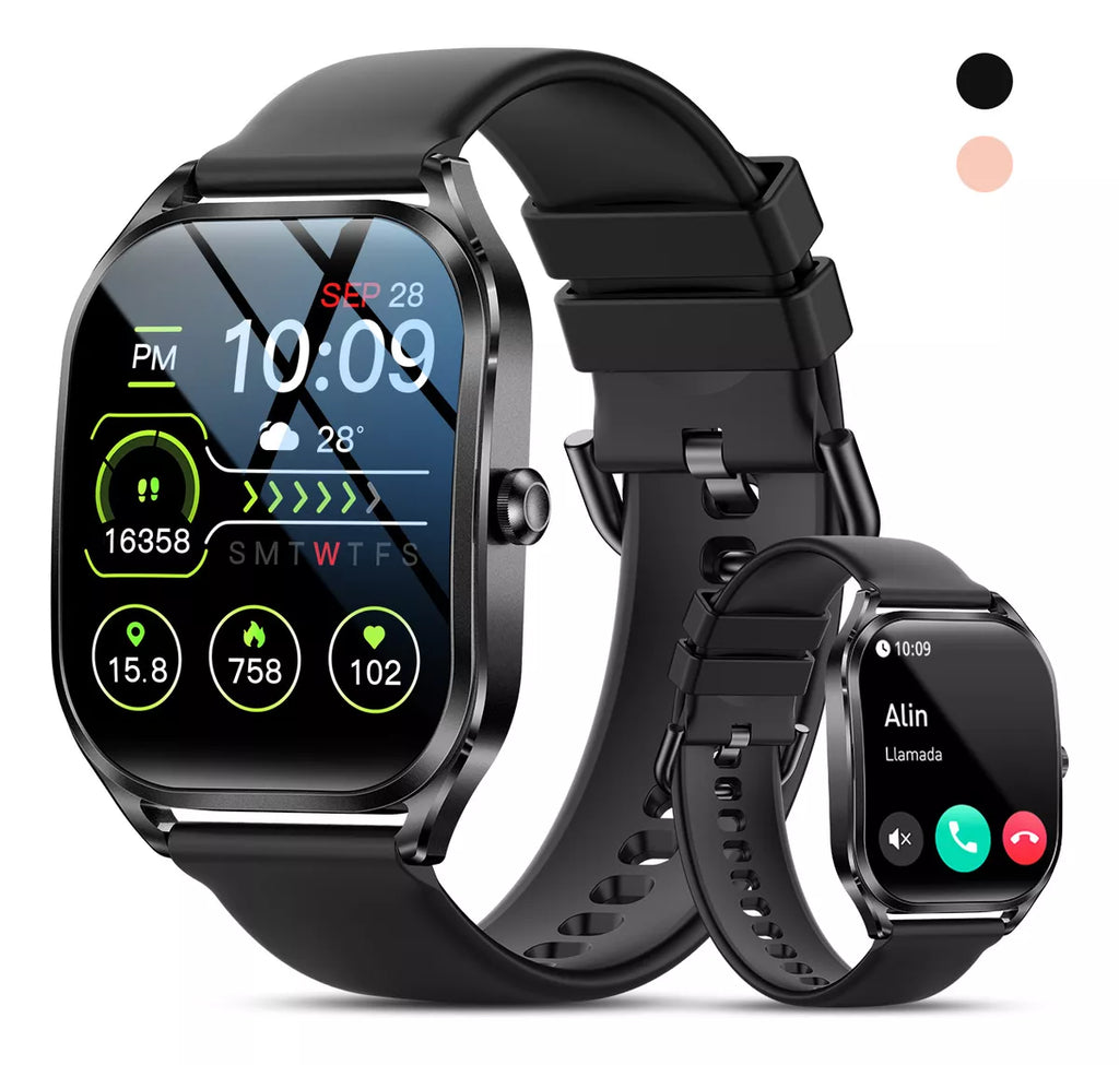 ¡El Smartwatch que cuida tu salud y te conecta! T500 con Presión Arterial