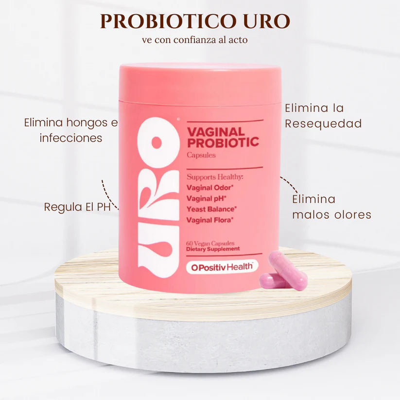 Siéntete fresca todos los días 🔥 Uro – Probiótico para flora vaginal