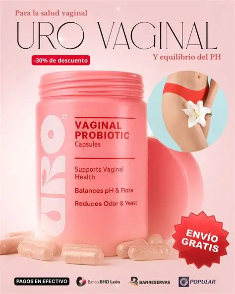 Siéntete fresca todos los días 🔥 Uro – Probiótico para flora vaginal